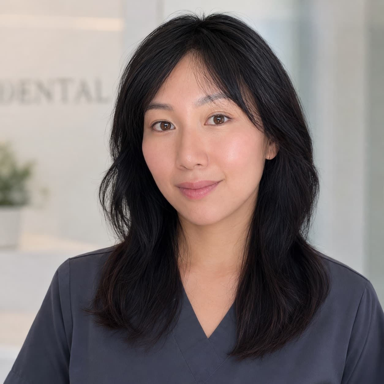 Portrait of Mary-Kim, dental hygienist