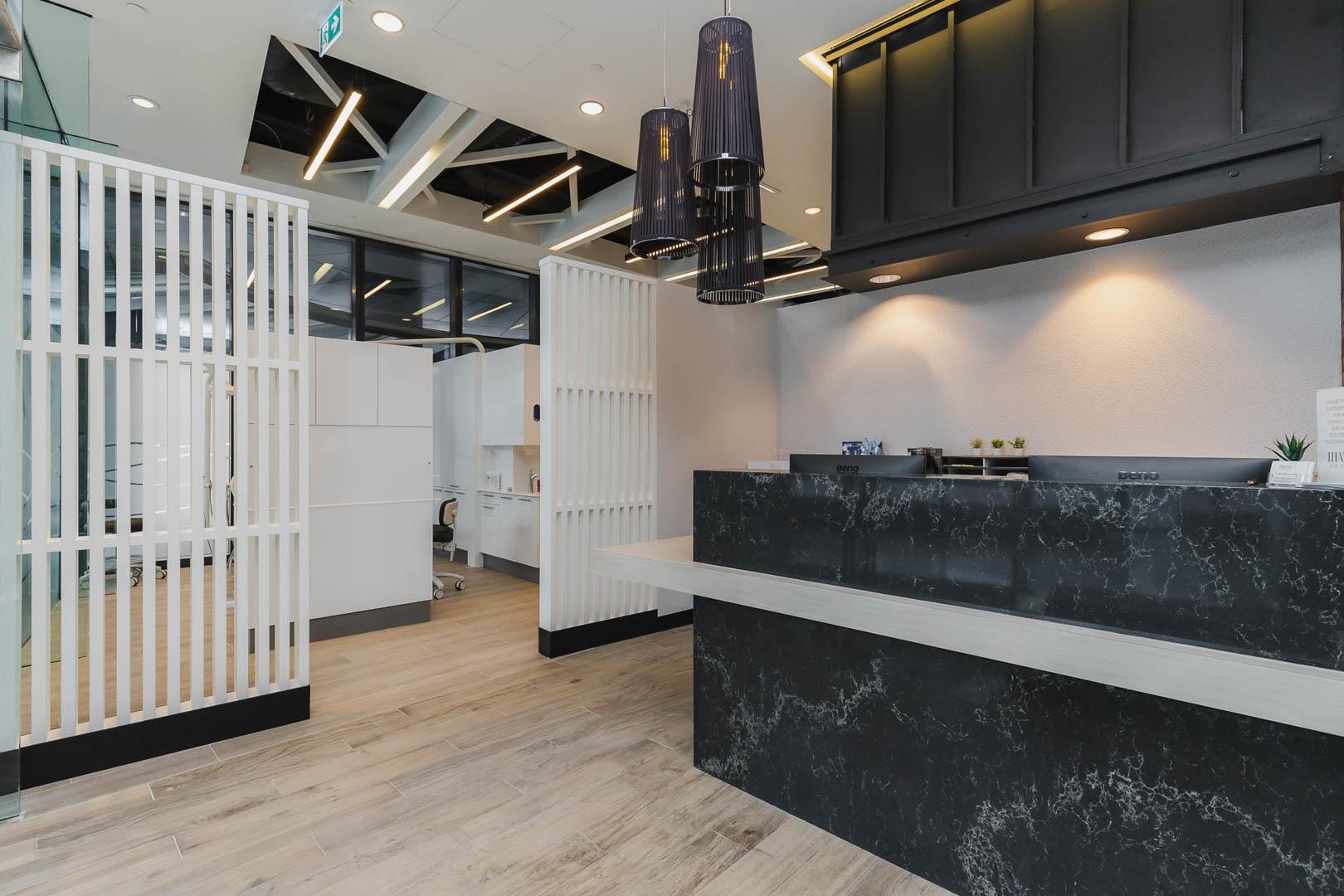 Reception area